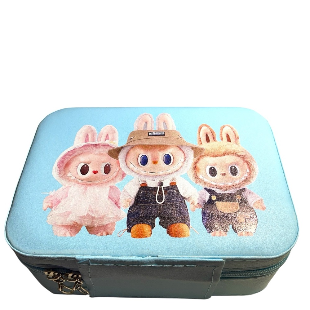 Labubu Blue Makeup Case